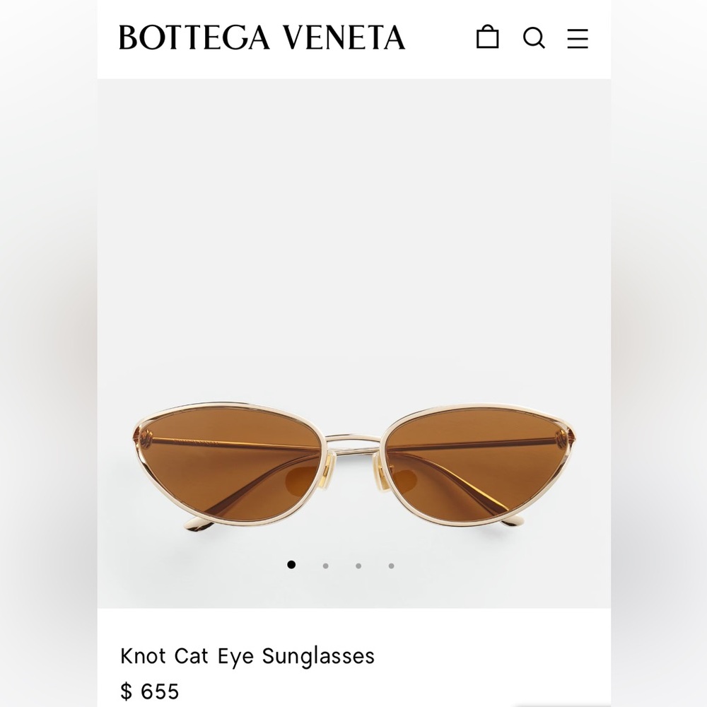 BOTTEGA VENETA Knot Cat Eye Sunglasses